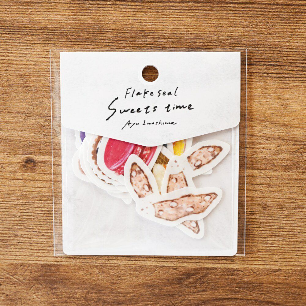 手紙社｜いわしまあゆ・フレークシール「Sweets time」 | 月刊手紙舎