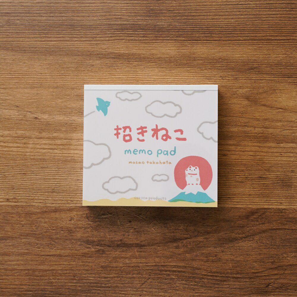 表現社 cozyca products｜高旗将雄 ブロックメモ 招きねこ | 月刊手紙舎