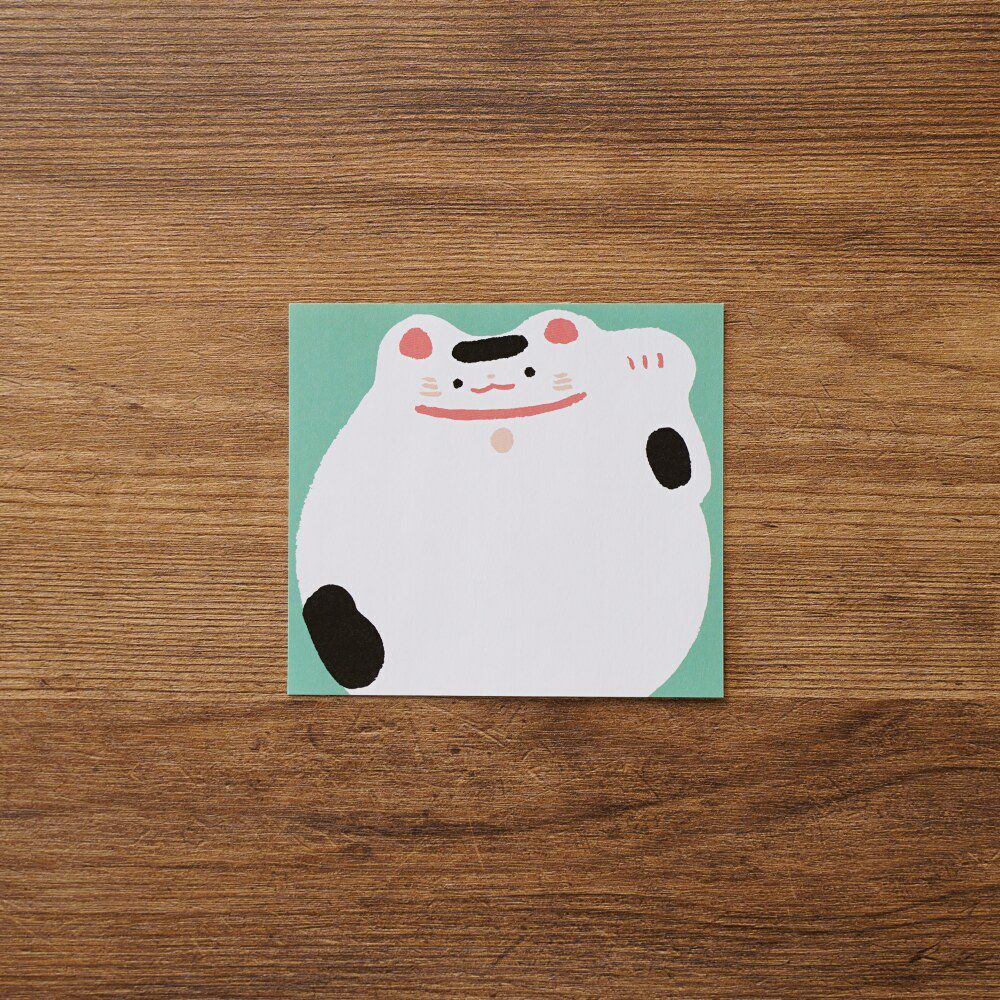 表現社 cozyca products｜高旗将雄 ブロックメモ 招きねこ | 月刊手紙舎