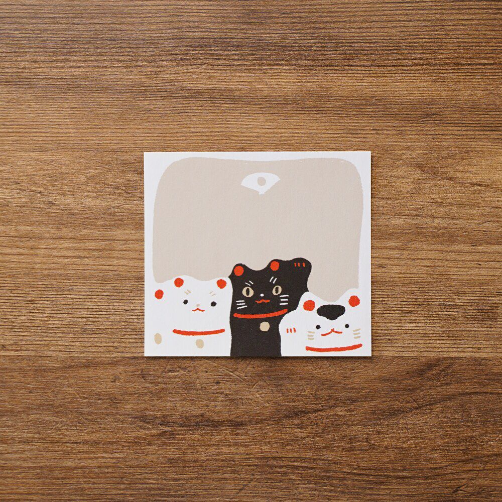 表現社 cozyca products｜高旗将雄 ブロックメモ 招きねこ | 月刊手紙舎