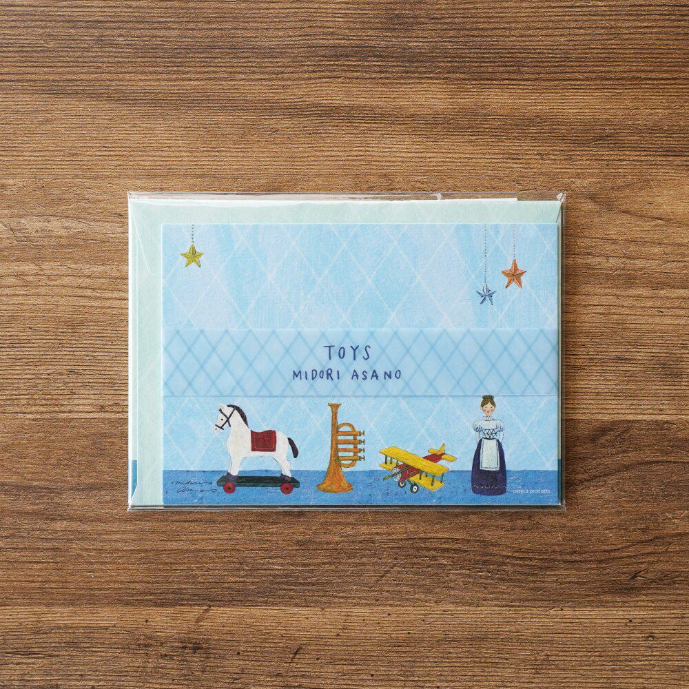 表現社 cozyca products｜浅野みどり ミニレターセット TOYS | 月刊手紙舎