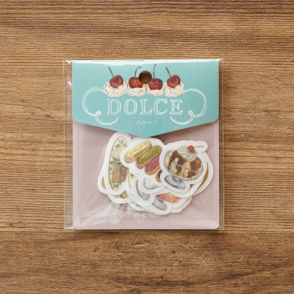 手紙社｜いのうえ彩・フレークシール「DOLCE」 | 月刊手紙舎