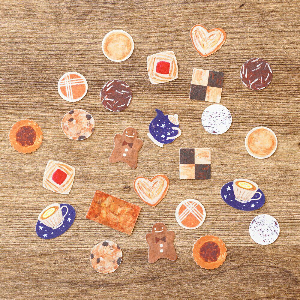 手紙社｜砂糖ゆき・フレークシール「Cookie tins」 | 月刊手紙舎
