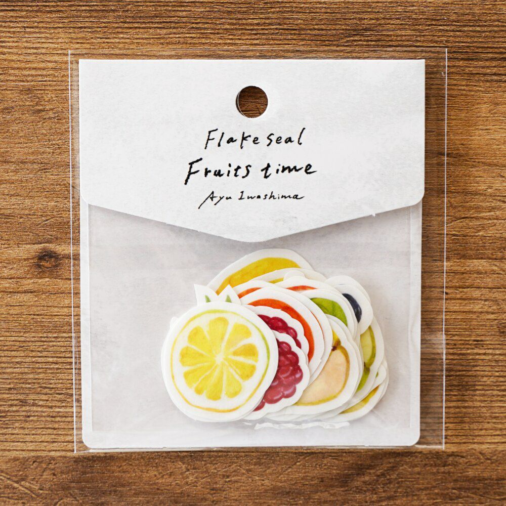 手紙社｜いわしまあゆ・フレークシール「Fruit time」 | 月刊手紙舎