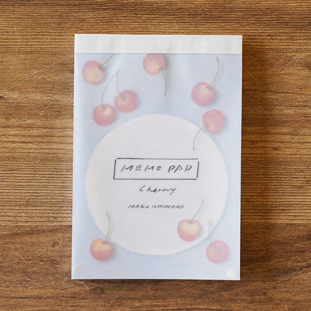 手紙社｜イチハラマコ・メモパッド「cherry」 | 月刊手紙舎