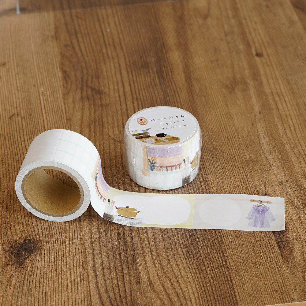 手紙社｜田村美紀・ロールふせん「my room」 | 月刊手紙舎