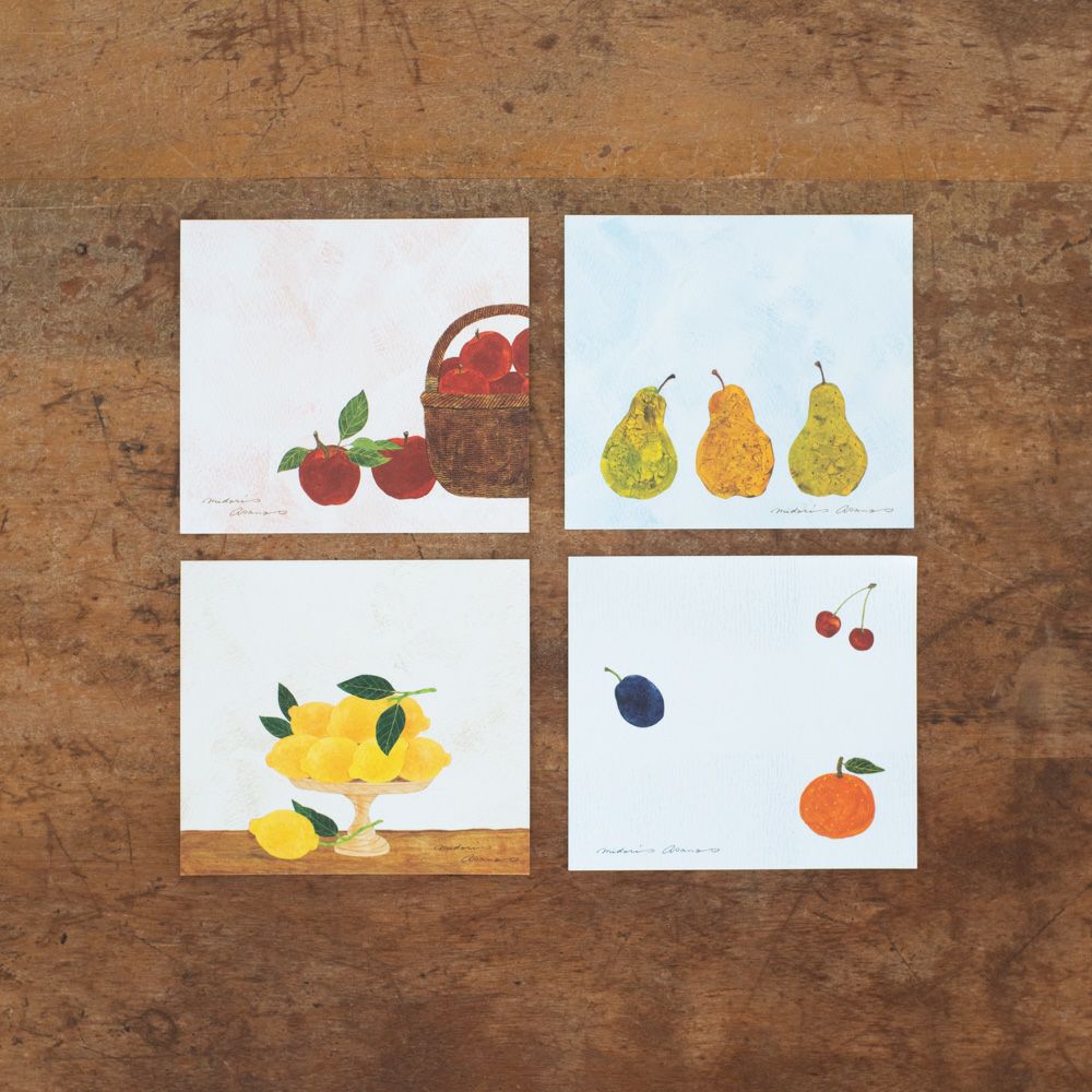 表現社 cozyca products｜浅野みどり・ブロックメモ「Fruits」 | 月刊