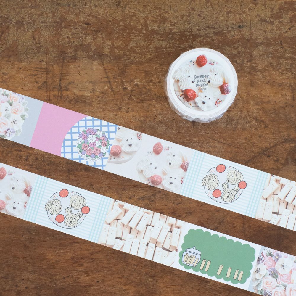 手紙社｜oyaMADE・ロールふせん「SWEETS ROLL FUSEN」 | 月刊手紙舎