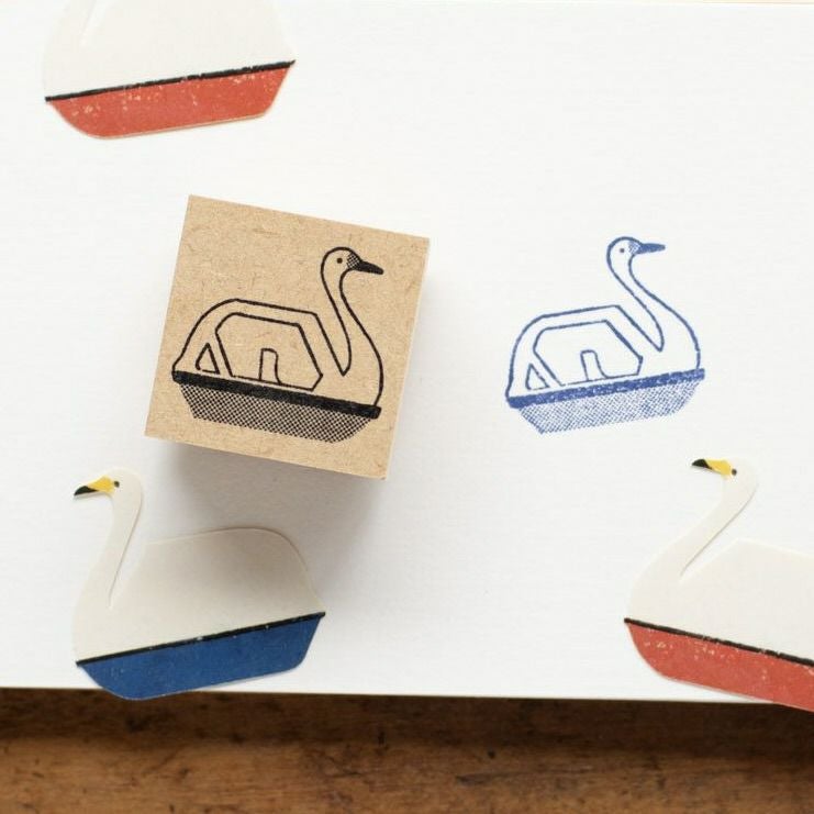 砂糖ゆき スタンプ スワンボート