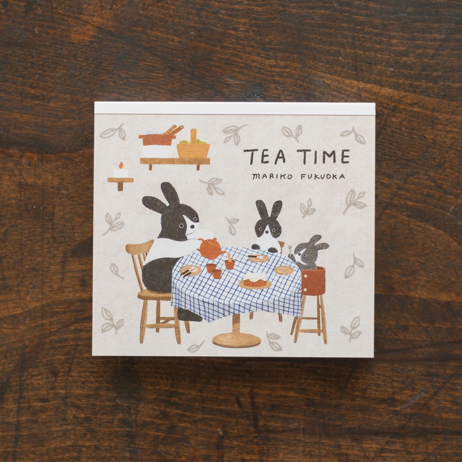 表現社 cozyca products｜福岡麻利子・ブロックメモ「TEA TIME