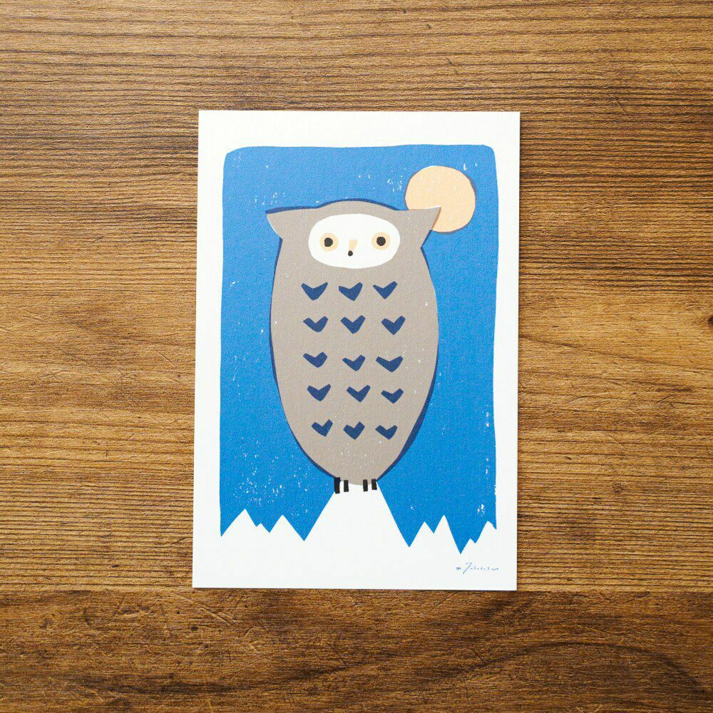 ✨幸運をよぶ！✨フクロウ　ポスト Postcrossing 幸運を呼ぶ鳥フクロウのポストカードコレクション
