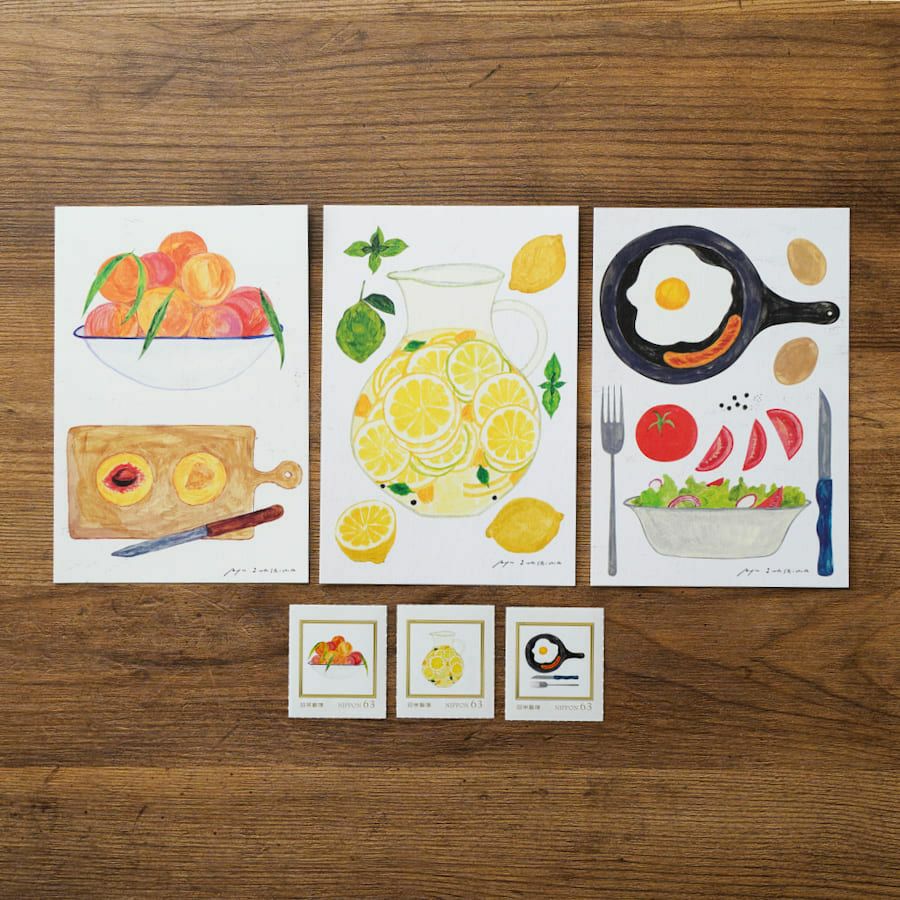 手紙社｜いわしまあゆ・ポストカード「apricot」 | 月刊手紙舎
