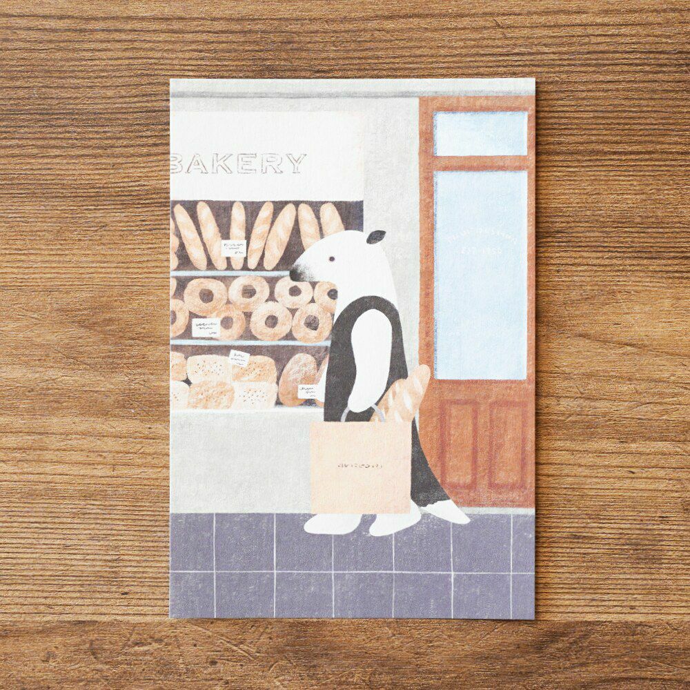 手紙社｜福岡麻利子・ポストカード「BAKERY」 | 月刊手紙舎