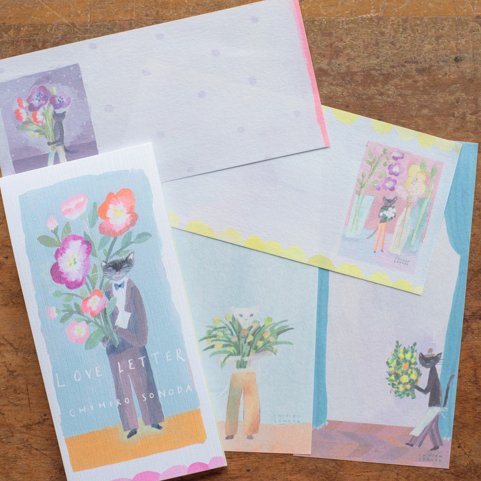表現社 cozyca products｜CHIHIRO SONODA・一筆箋「LOVE LETTER