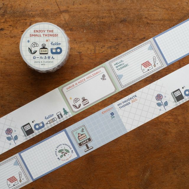 手紙社｜トビマツショウイチロウ・ロールふせん「ロール商店街