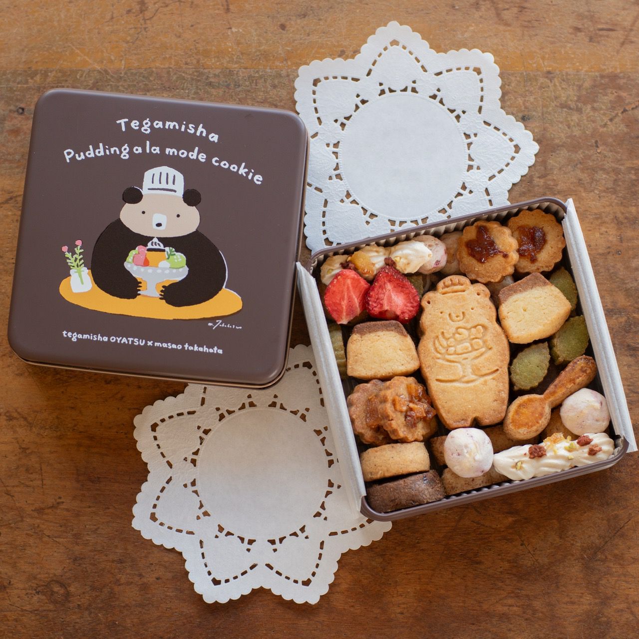高旗将雄 × 手紙舎コラボ「Tegamisha Pudding a la mode cookie