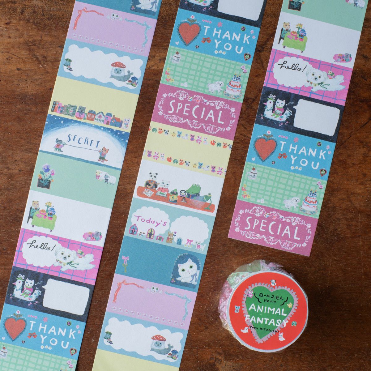 手紙社｜marini＊monteany・ロールふせんpetit「Tanoshii」 | 月刊手紙舎