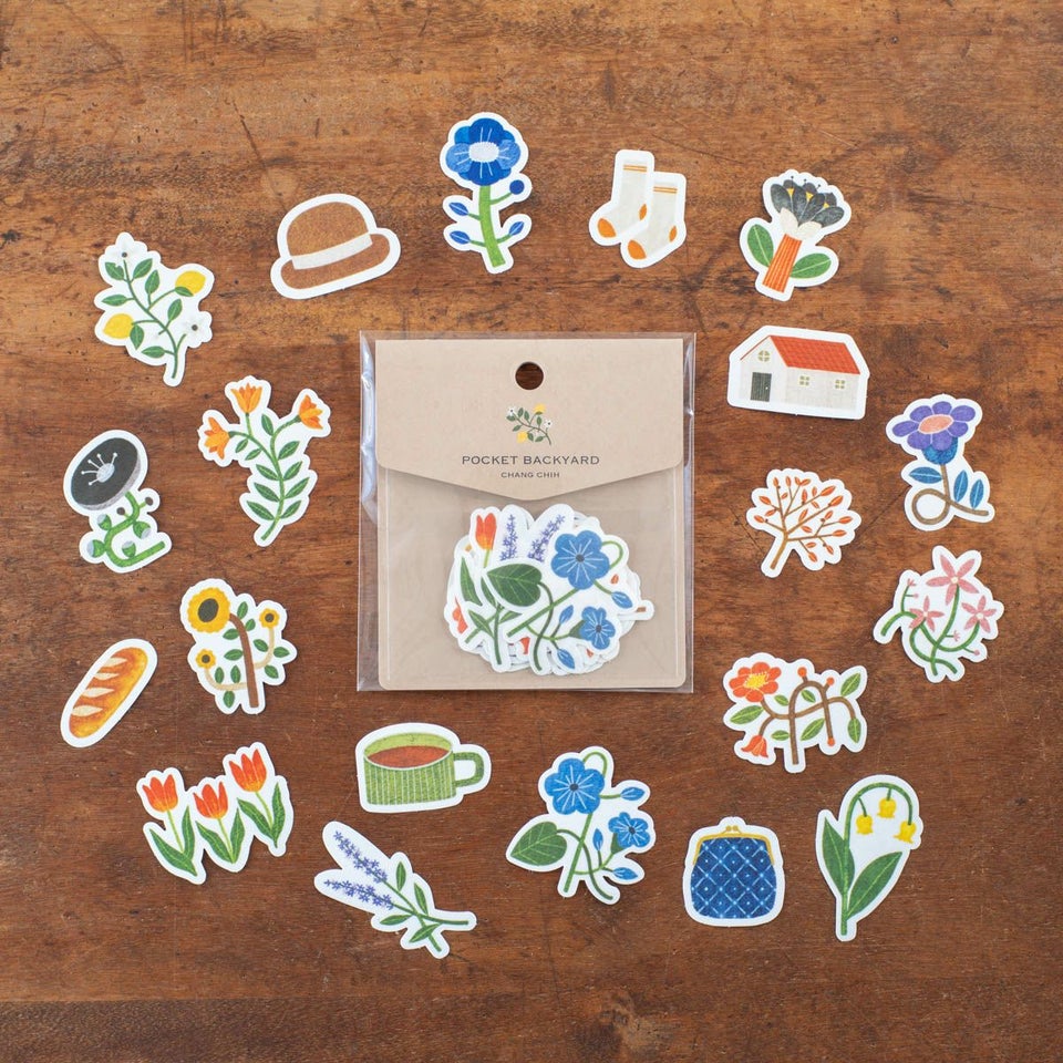 ChangChih・フレークシール「Pocket Backyard」