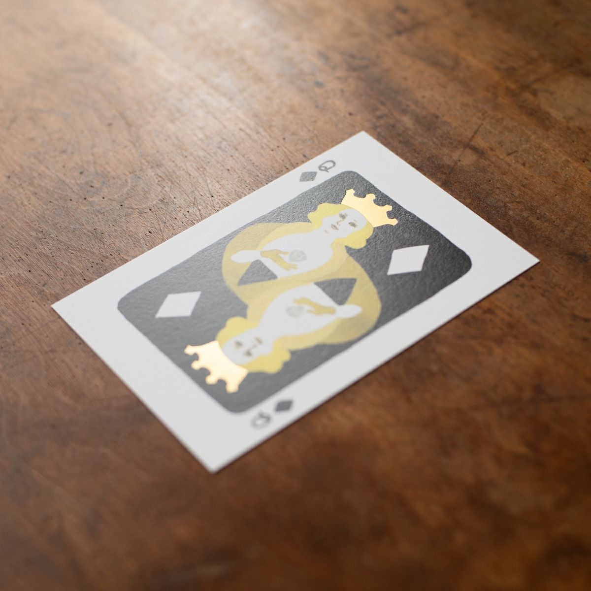 原裕菜・箔押しポストカード「ダイヤのQUEEN」