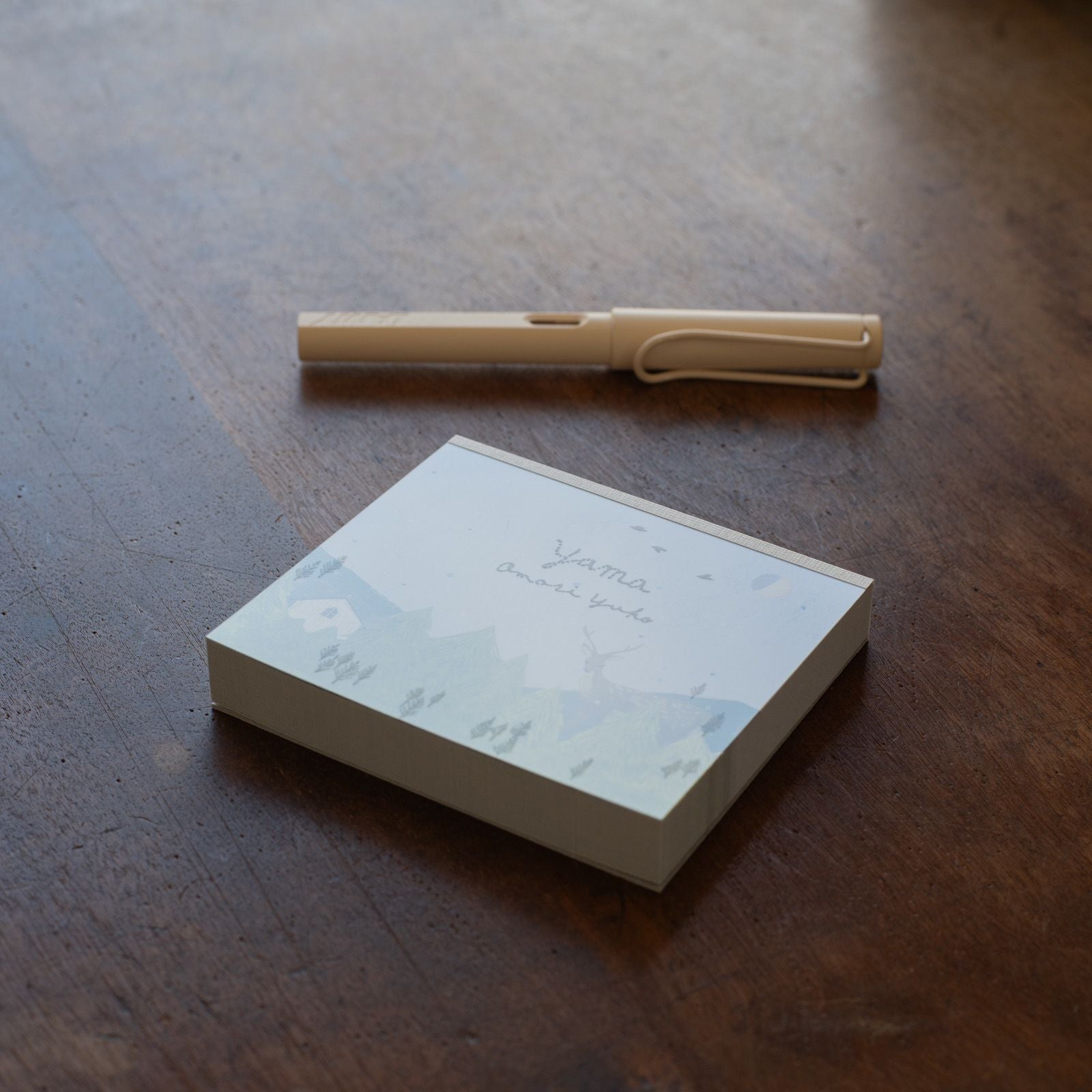 大森木綿子・ブロックメモ「Yama」