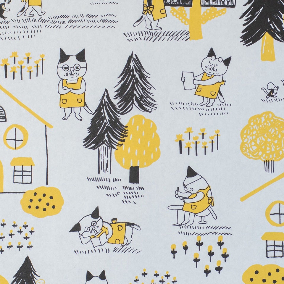 手紙社｜柴田ケイコ・包装紙3柄セット