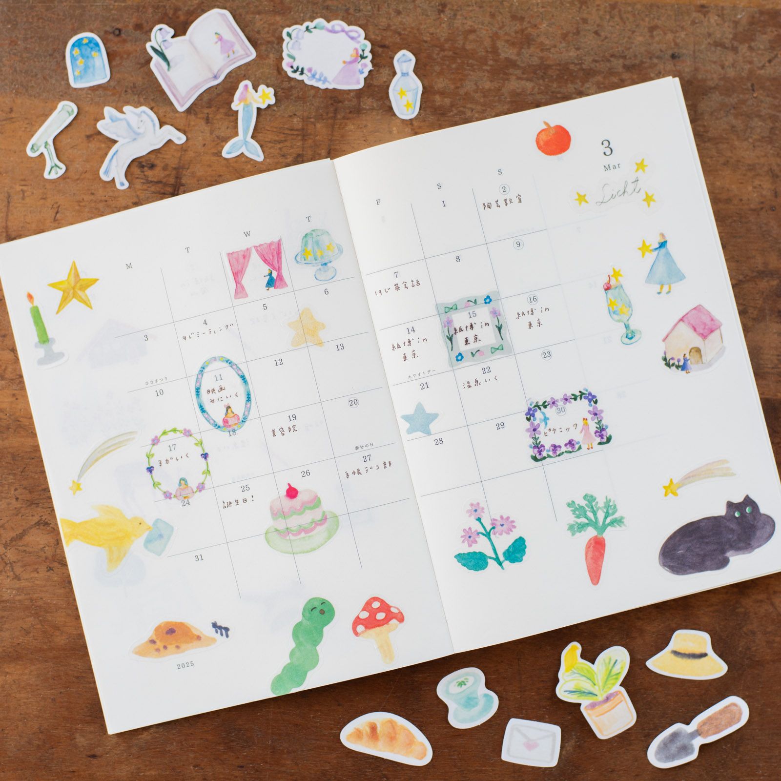 手紙社｜kin.iro.hitode・フレークシール「Flower Frames」 | 月刊手紙舎