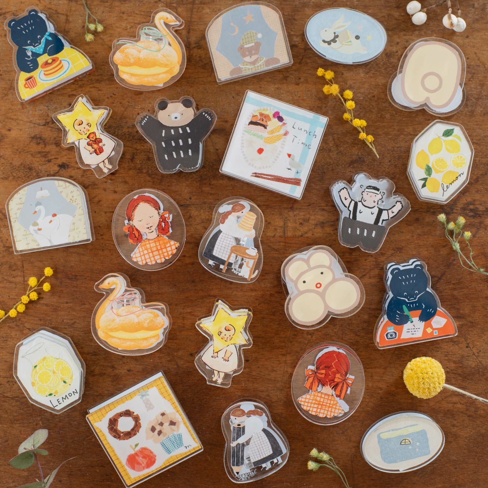 手紙社｜Krimgen・リバーシブルアクリルクリップ「星の子アクリル