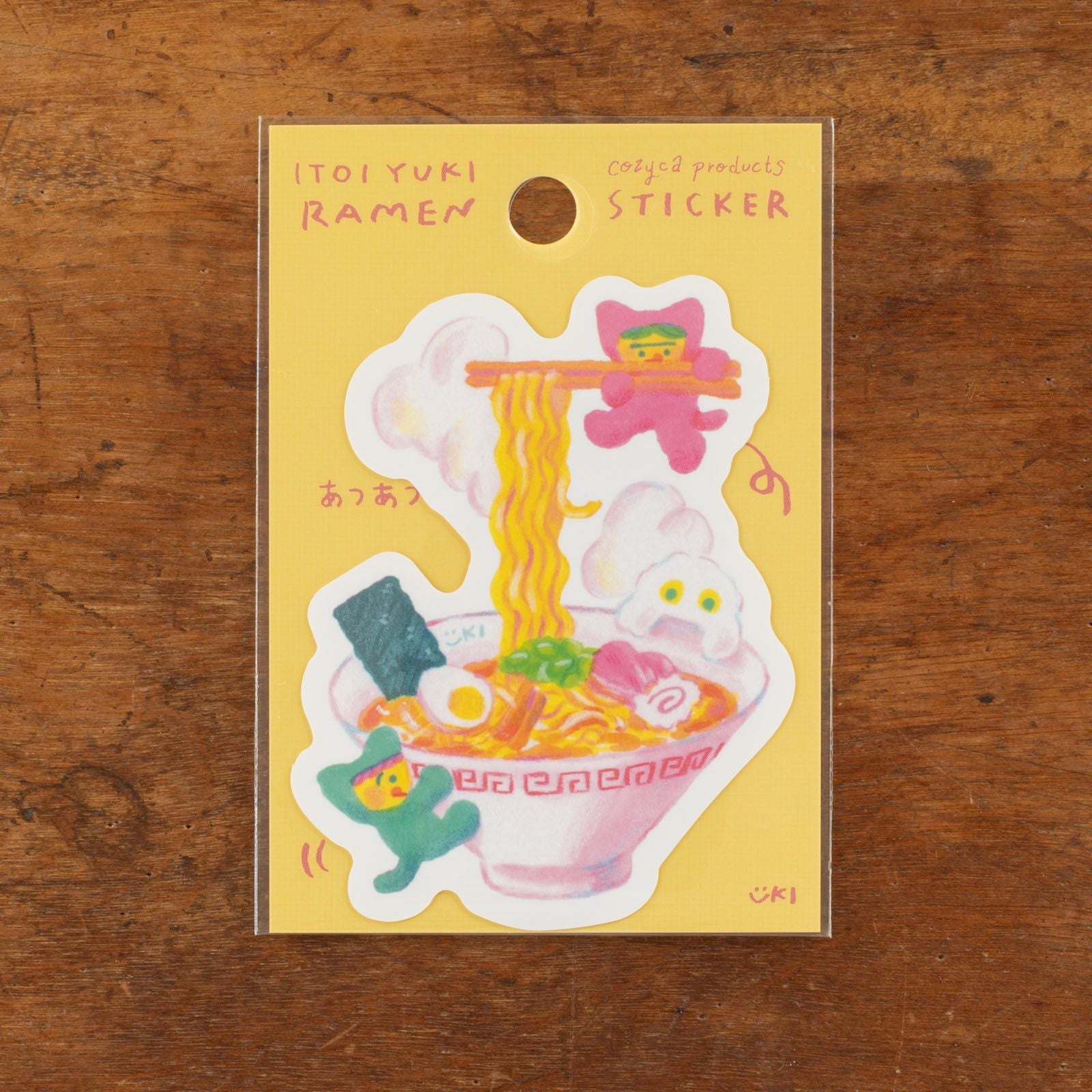 表現社 cozyca products｜いといゆき・ステッカー「RAMEN」 | 月刊手紙舎