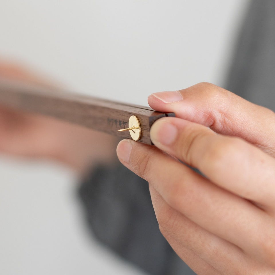 工房カワサキヤ｜ポスレイト 50cm（1本・ウォールナット無垢材）