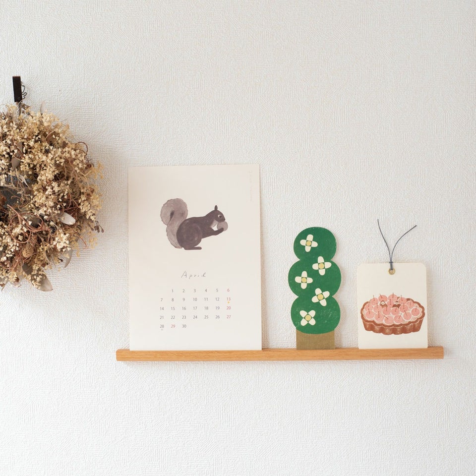 工房カワサキヤ｜ポスレイトショート 36cm（1本・ビーチ無垢材）