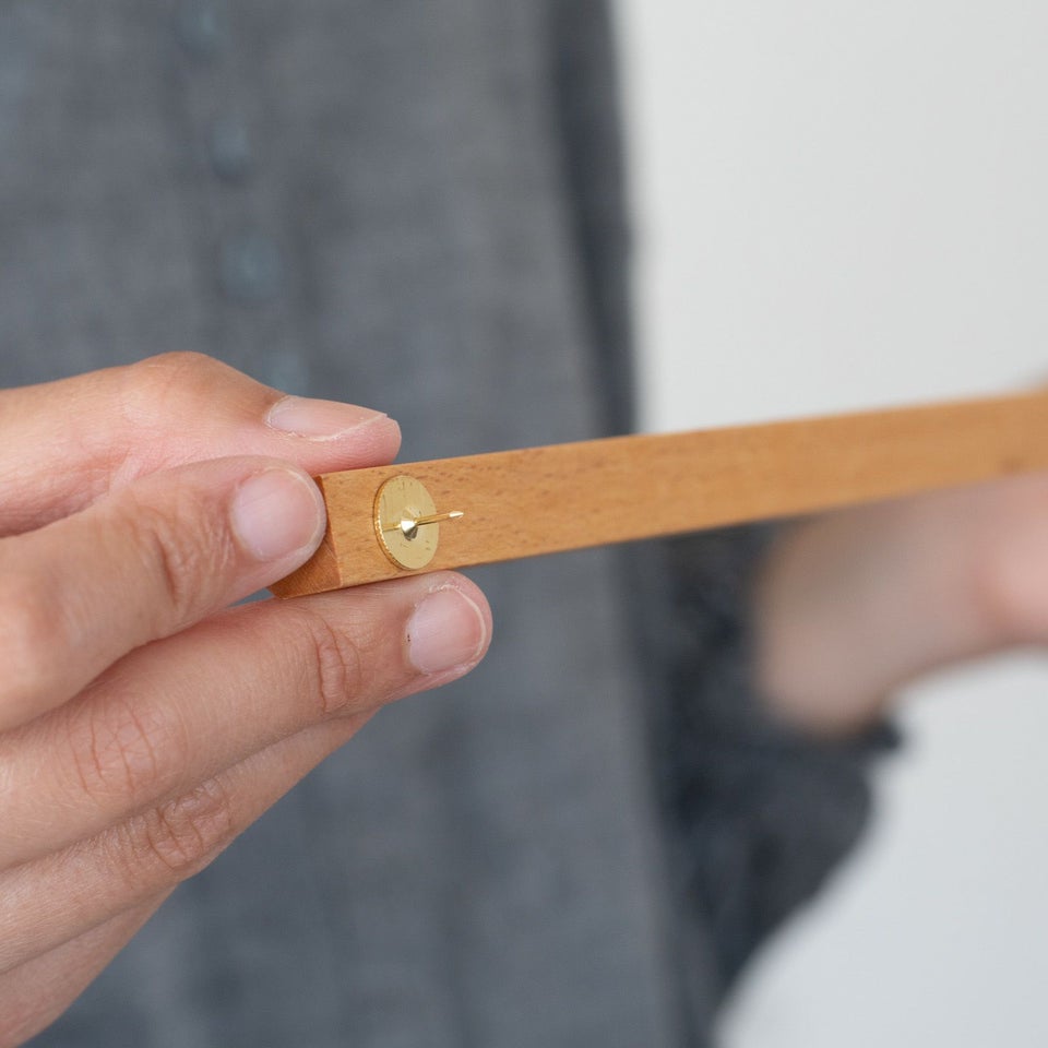 工房カワサキヤ｜ポスレイトショート 36cm（1本・ビーチ無垢材）