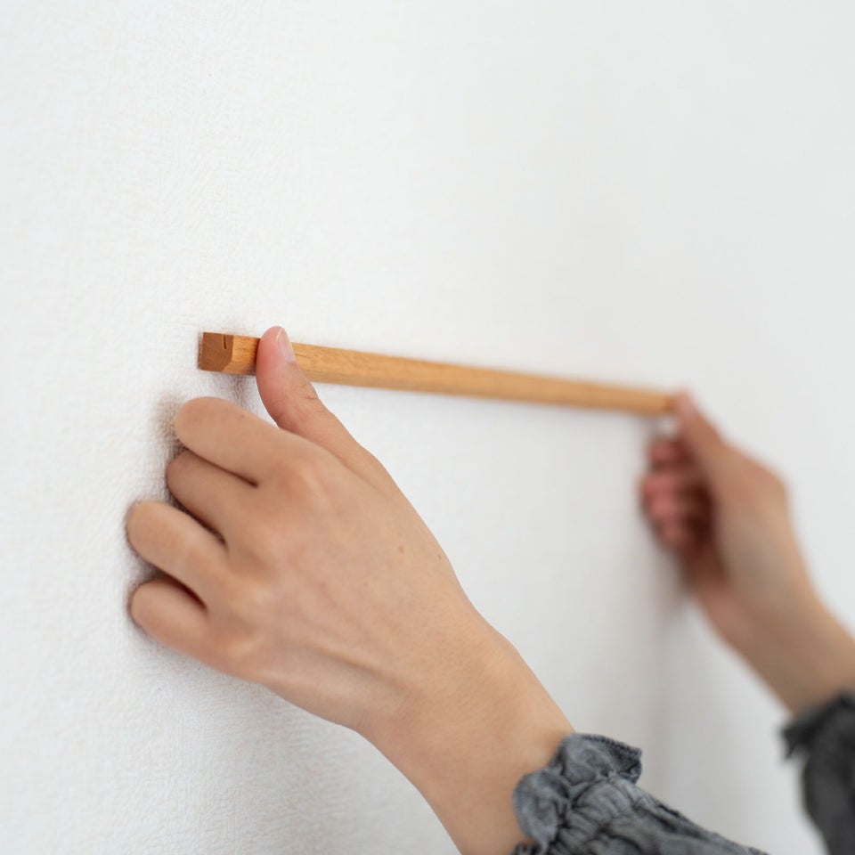 工房カワサキヤ｜ポスレイトショート 36cm（1本・ビーチ無垢材）