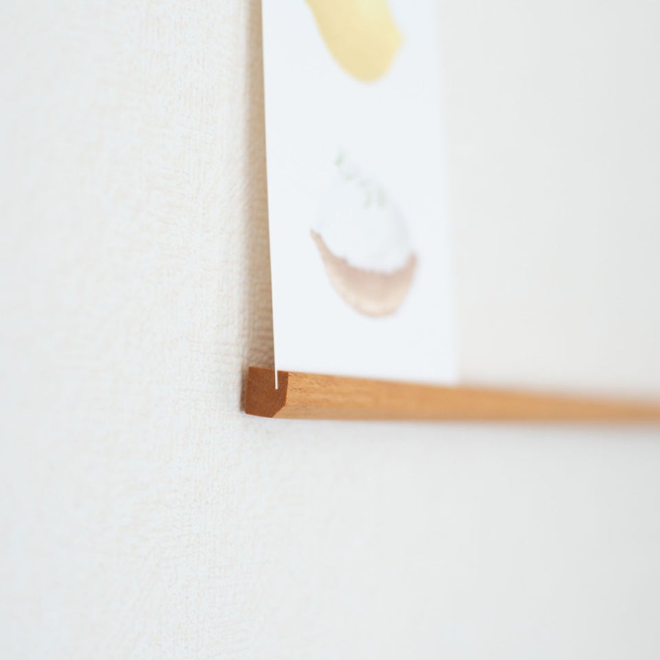 工房カワサキヤ｜ポスレイトショート 36cm（1本・ビーチ無垢材）