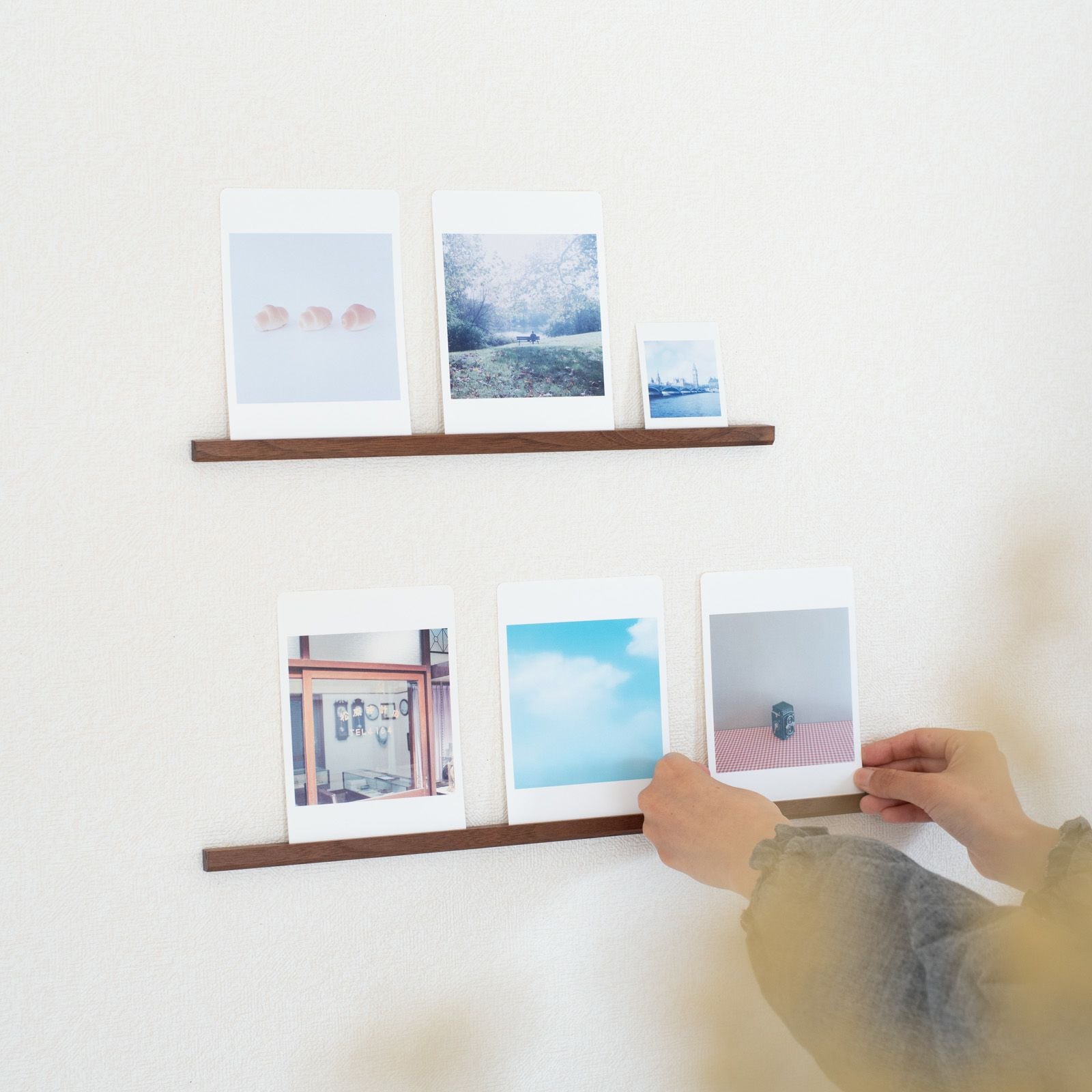 工房カワサキヤ｜ポスレイトショート 36cm（1本・ウォールナット無垢材）