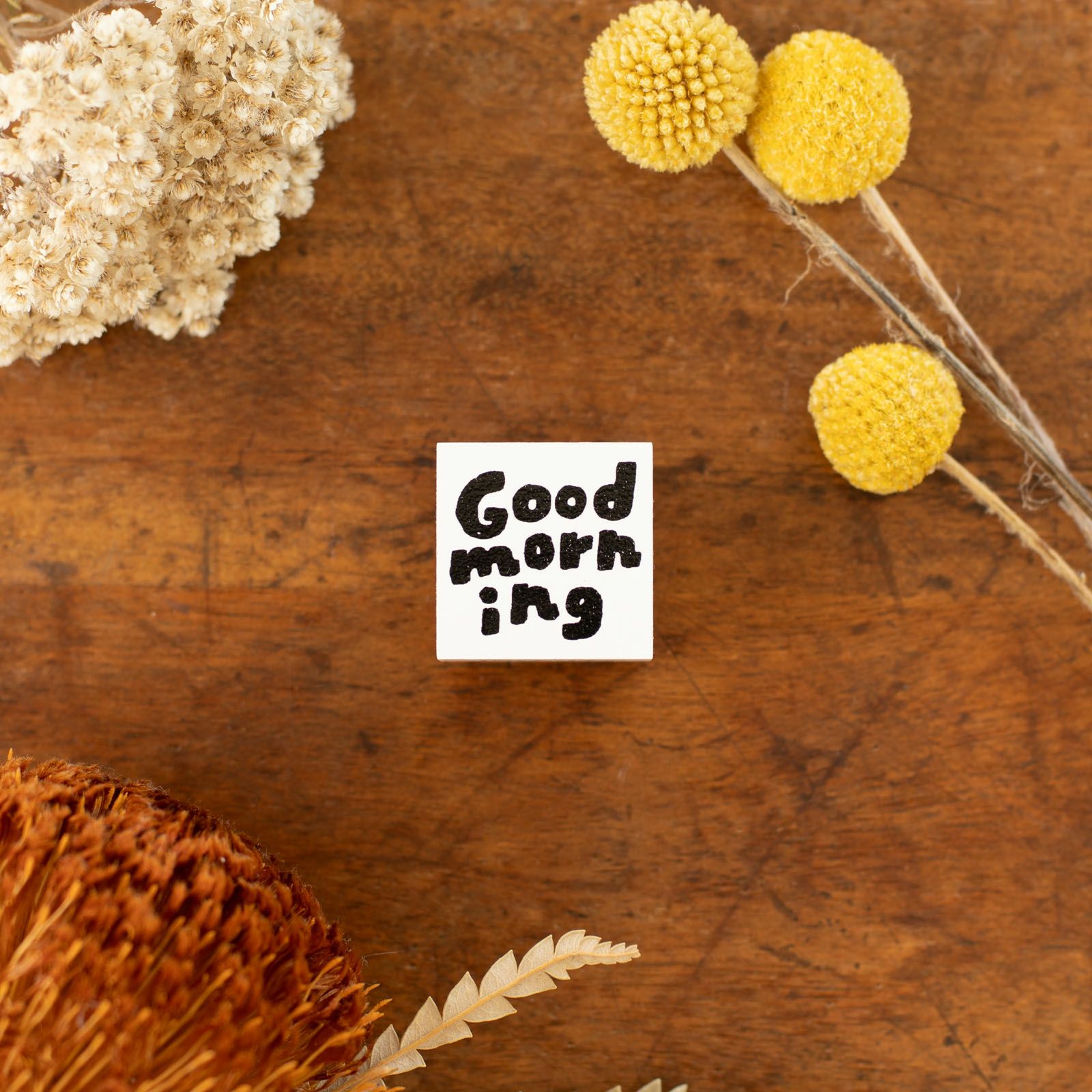 iwahanko.｜スタンプ「Good morning」 | 月刊手紙舎