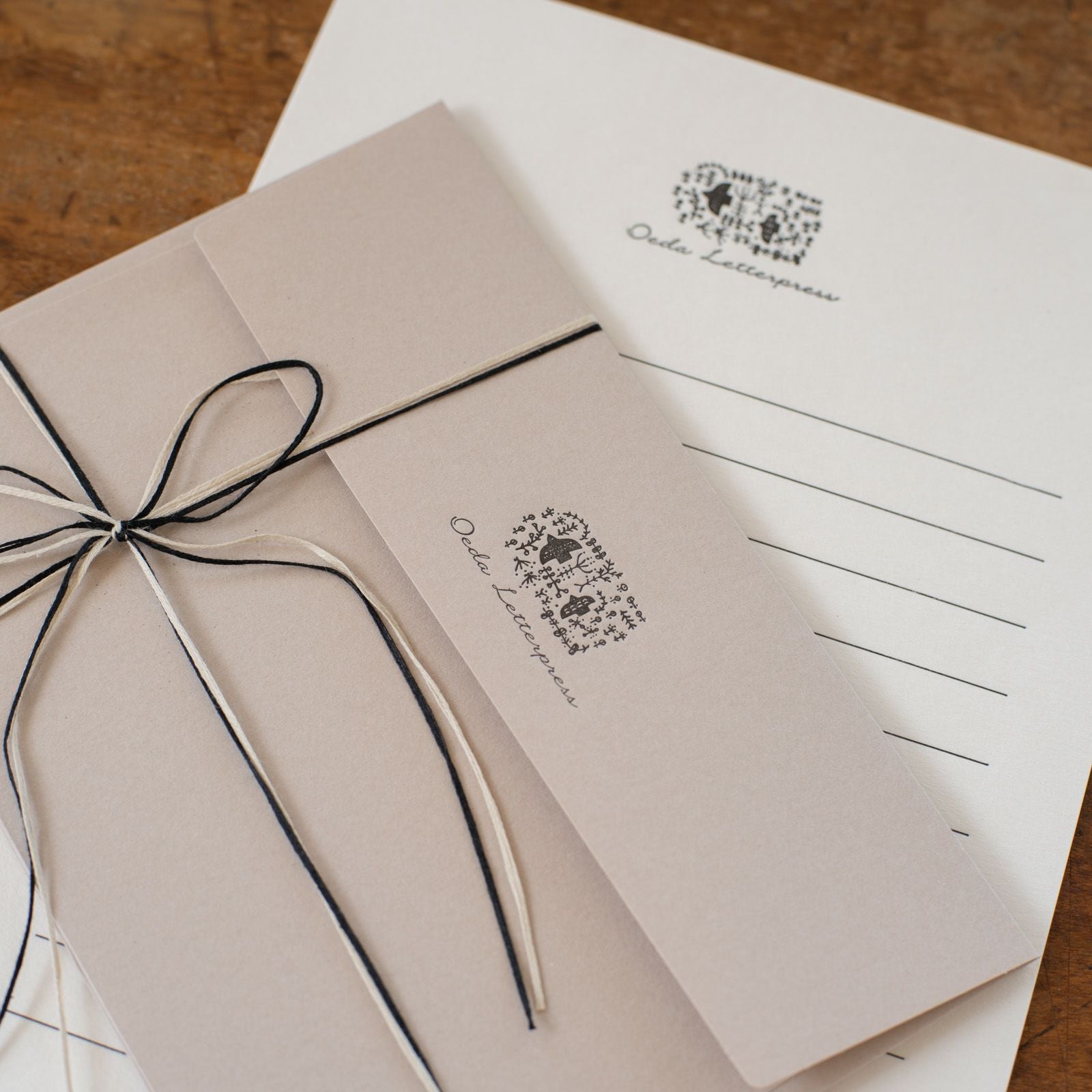 大枝活版室 / OEDA LETTERPRESS｜Letter set 【forest】 | 月刊手紙舎