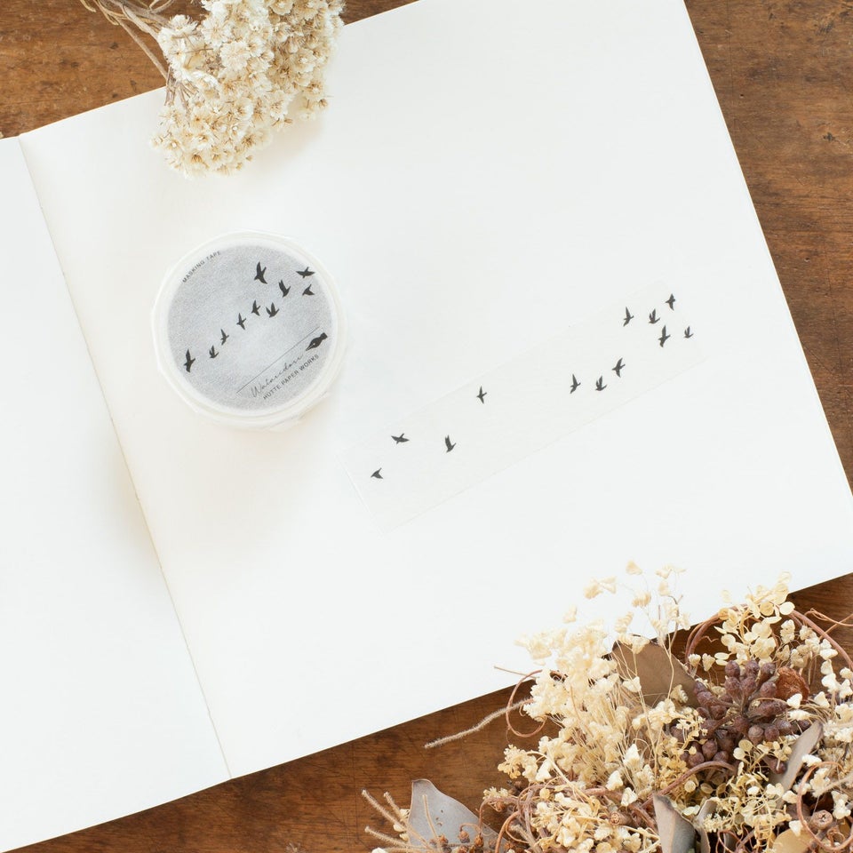 プロペラスタジオ｜マスキングテープ　「渡り鳥の群れ」