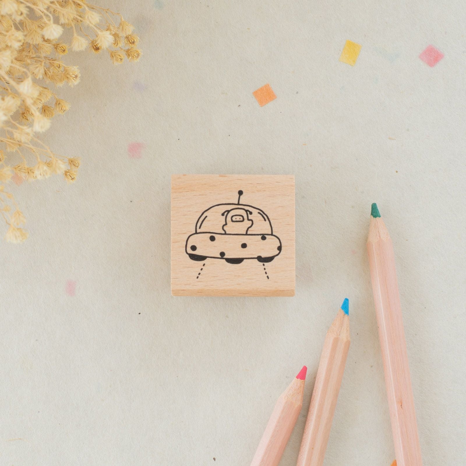手紙社｜ikhanko・スタンプ「UFO」 | 月刊手紙舎