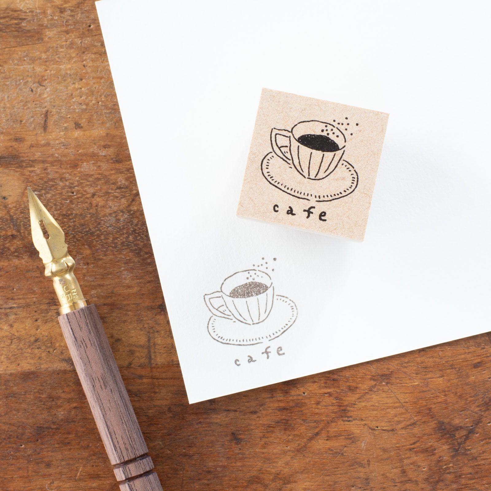 手紙社｜shunshun・スタンプ「cafe」 | 月刊手紙舎