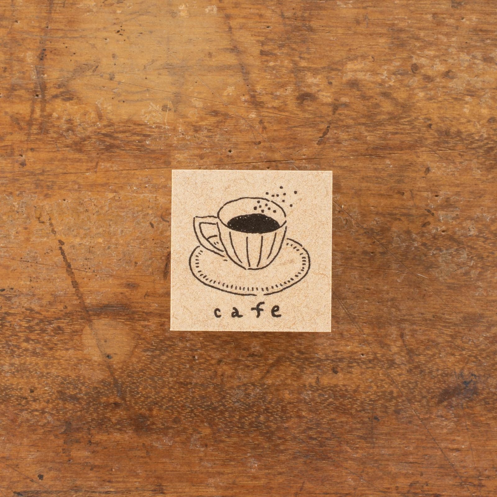 手紙社｜shunshun・スタンプ「cafe」 | 月刊手紙舎