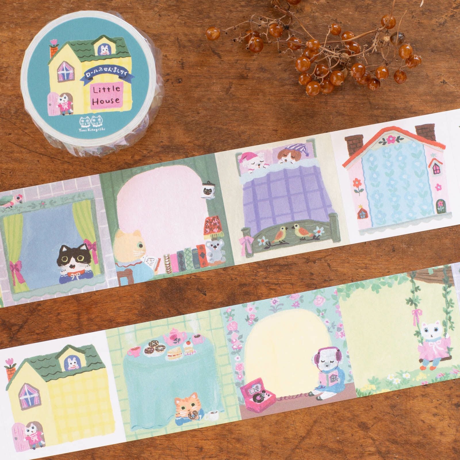 手紙社｜marini＊monteany・ロールふせんましかく「wakuwaku」 | 月刊