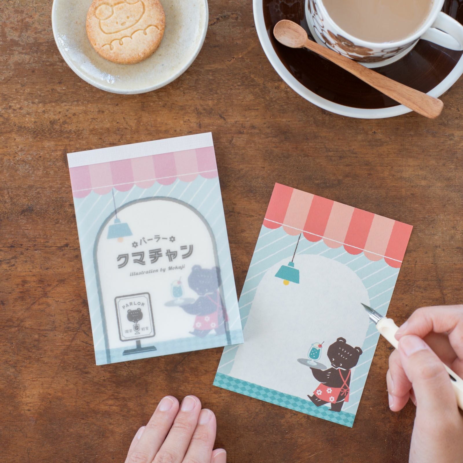 手紙社｜Mokuji・メモパッド「パーラー クマチャン」 | 月刊手紙舎