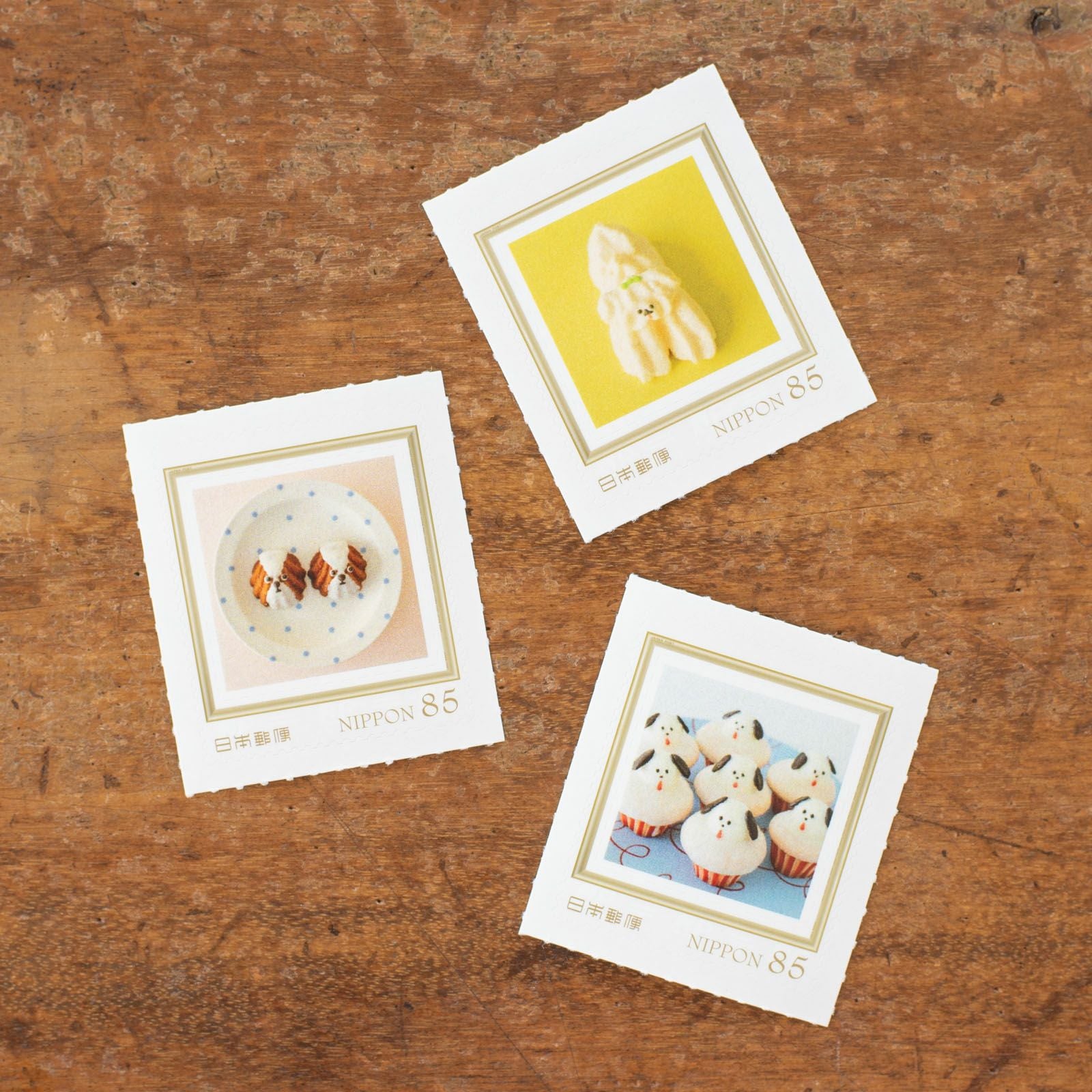 手紙社｜Maison terrier・ハガキ用85円切手「シーズーフィナンシェ