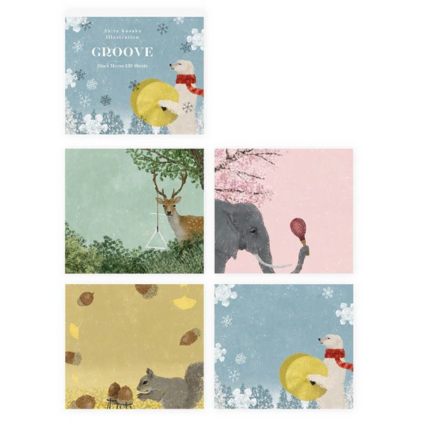 表現社 cozyca products｜日下明・ブロックメモ「GROOVE」 | 月刊手紙舎