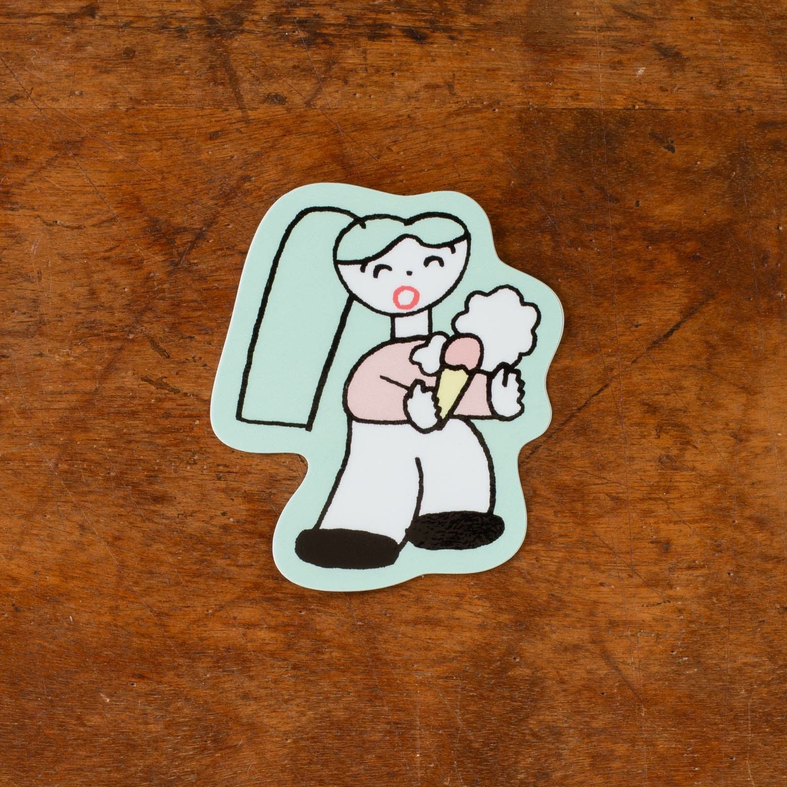 ニシワキタダシさんのカレンダーの限定ステッカー