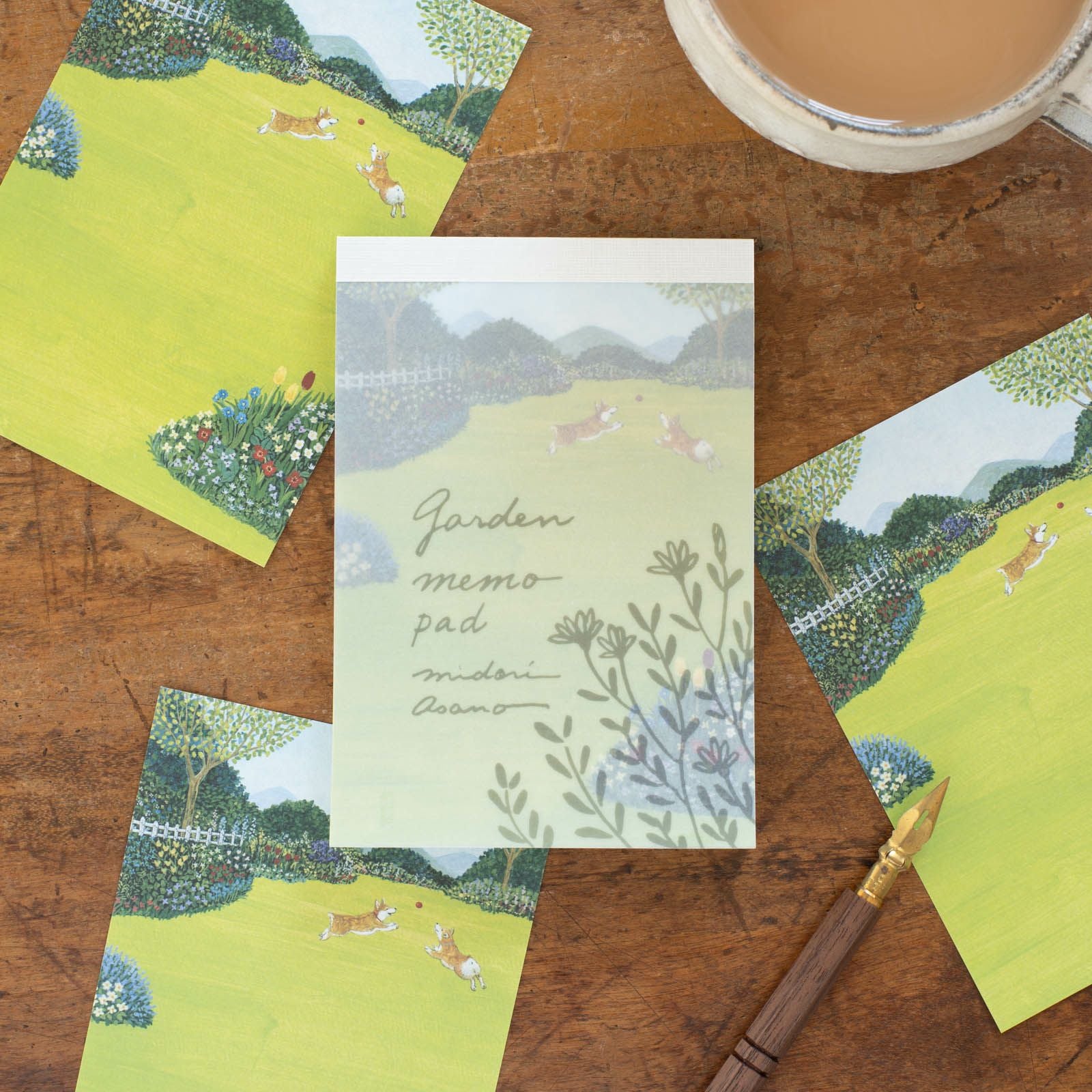 手紙社｜浅野みどり・メモパッド「garden memo pad」 | 月刊手紙舎