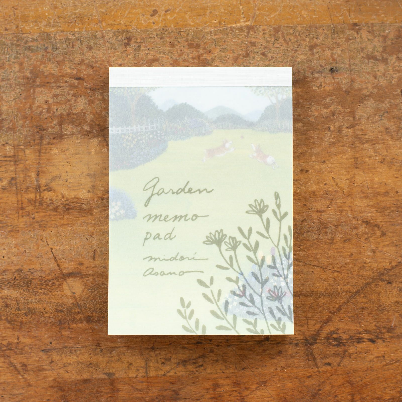 手紙社｜浅野みどり・メモパッド「garden memo pad」 | 月刊手紙舎