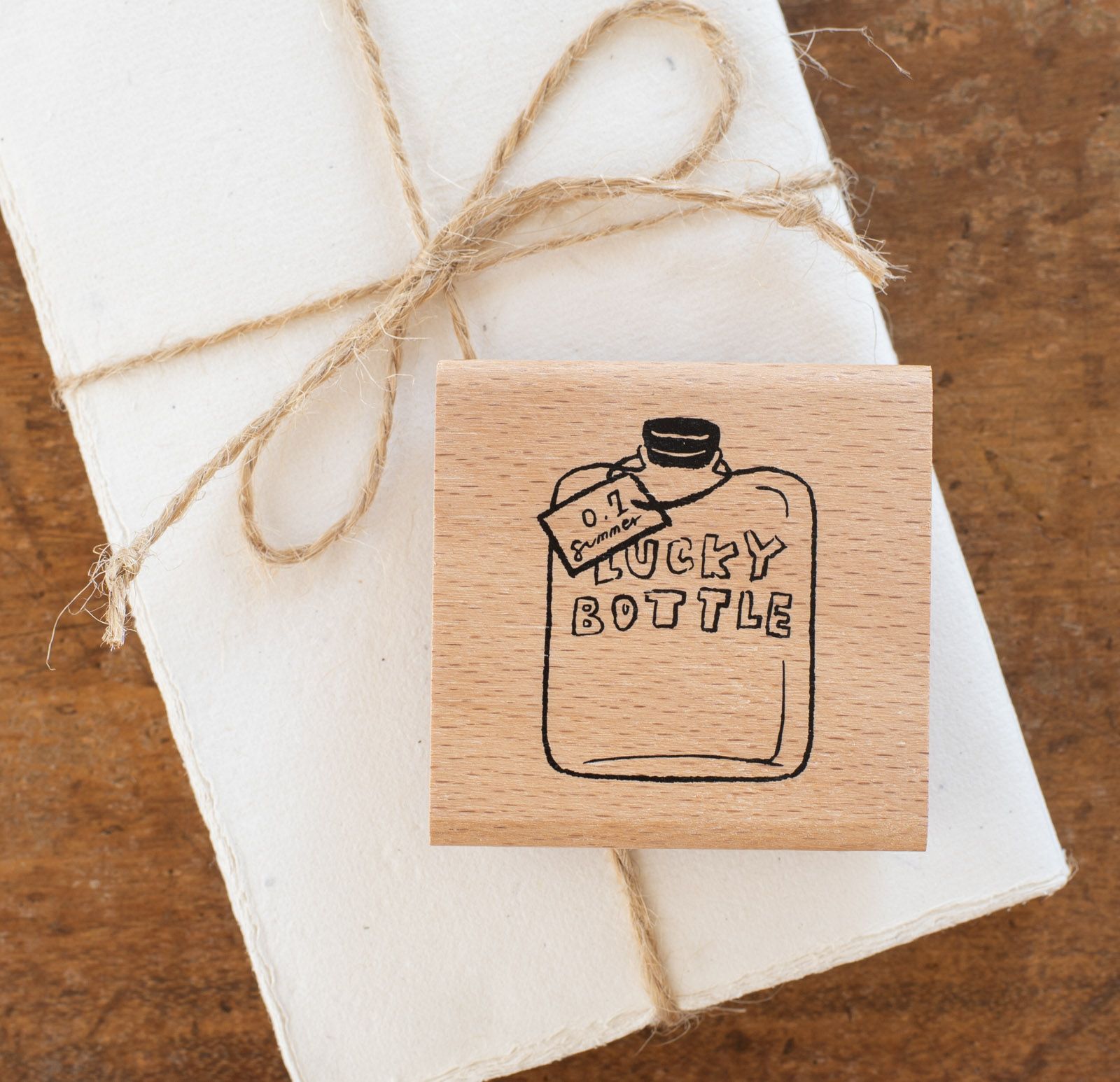 手紙社｜山泥泥 yamadoro・スタンプ「Lucky Bottle」 | 月刊手紙舎
