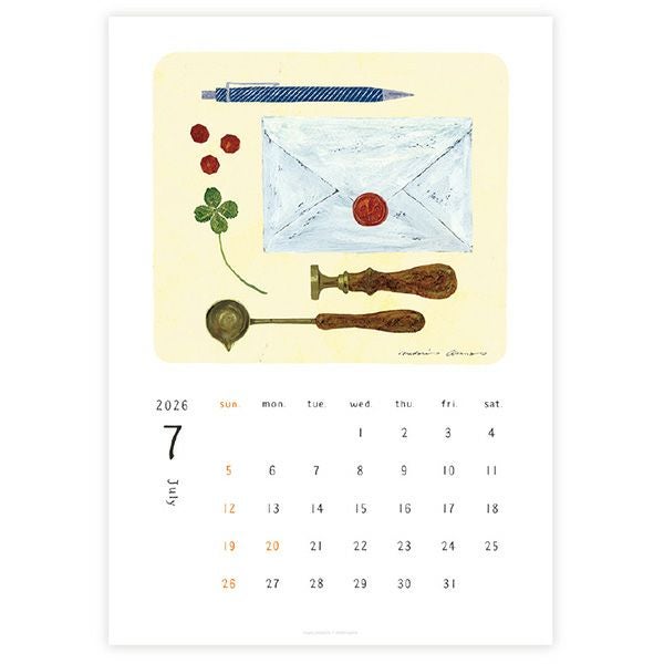 表現社 cozyca products｜浅野みどり・2026年カレンダー | 月刊手紙舎