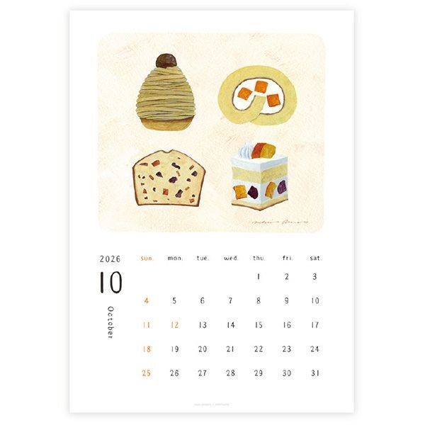 表現社 cozyca products｜浅野みどり・2026年カレンダー | 月刊手紙舎